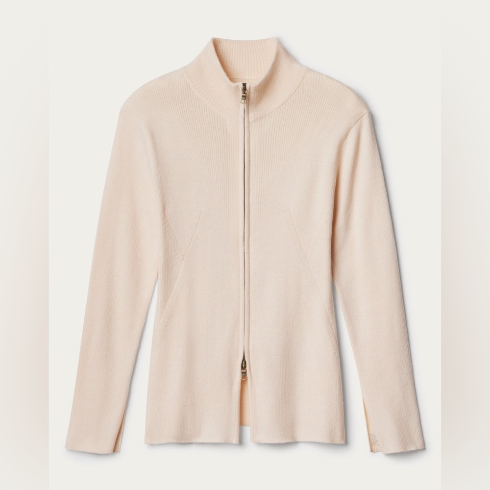 Rhone Porto Merino Blend Full Zip Sweater - Picture 1 of 8